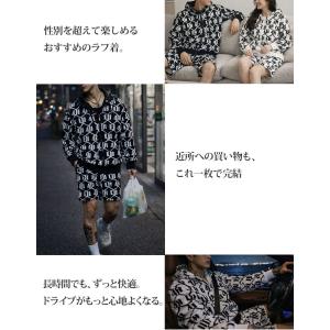 セットアップ メンズ 夏 ブランド ニットパー...の詳細画像2