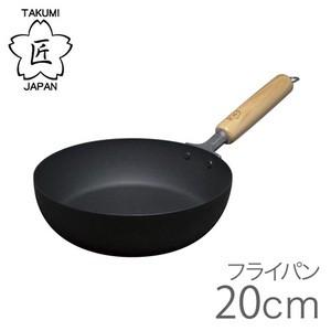 匠JAPAN フライパン 20cm MGFR20 鉄製 マグマプレート (IH対応) (送料無料)｜ryouhin-hyakka