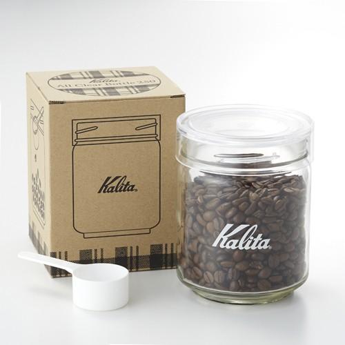 カリタ Kalita キャニスター All Clear Bottle 250 (コーヒー豆 250ｇ...