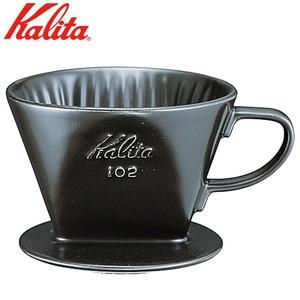カリタ Kalita 102-ロト ブラック (2〜4人用) 陶器製 02005 JAN: 4901369502098｜ryouhin-hyakka