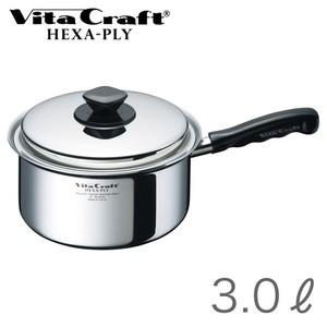 ビタクラフト (Vita Craft ) ヘキサプライ 片手ナベ 3.0L (IH対応) (送料無料...