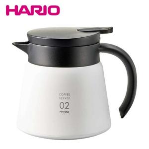ハリオ HARIO V60 保温ステンレスサーバー 600 ホワイト VHS-60W 実用容量 600ml 2〜5杯用 JAN: 4977642220560