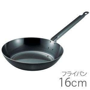 SA鉄黒皮厚板フライパン 16cm AHL20016 5-0081-0301 4905001008122  JAN: 4905001008122