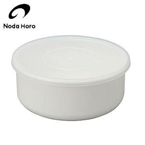 野田琺瑯 ホワイトシリーズ ラウンド 19cm シール蓋付 RD-19 JAN: 4976045062036