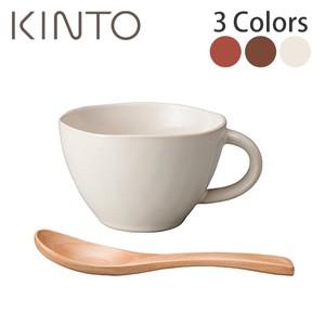キントー KINTO ほっくり スープカップ (白/赤/茶//全3色) JAN: 496326449...