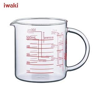 iwaki イワキ レンジメジャーカップ500ml KMC-500 /耐熱ガラス製
