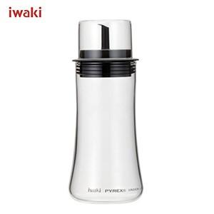 iwaki イワキ フタ付醤油差し (M) 160ml KT5032-BK /耐熱ガラス製