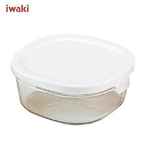 iwaki イワキ パック&amp;レンジ ミニ (ホワイト) 450ml N3240-W /耐熱ガラス製 /AGCテクノグラス JAN: 4905284064853