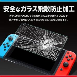Switch 保護 フィルム スイッチ ガラス...の詳細画像3