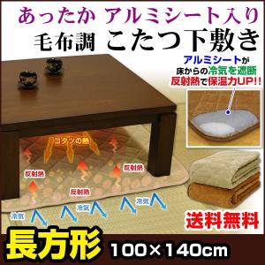 こたつペット、こたつ中敷き、6枚組、正方形、約94×97cm、両面リバーシブル こたつ布団 掛敷セット レイエル 正方形 長方形｜イケヒコ公式通販