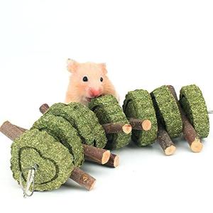 MUYYIKA ハムスター 歯磨き うさぎ チンチラ む おもちゃ リス モルモット ウサギ テンジクネズミ 小動物 ストレス 運動不足 解消 吊り
