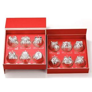 能作 和紙でラッピング 干支ぐい呑 金箔 十二支