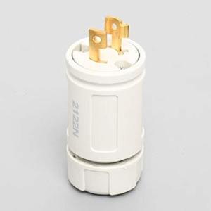 アメリカン電機 引掛形プラグ白 2122NIV