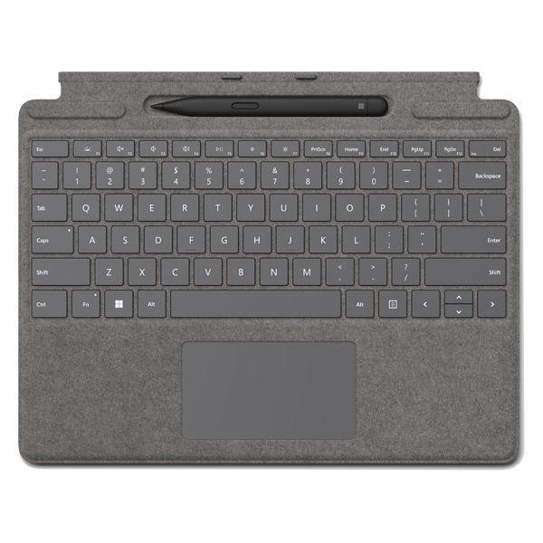 新品 マイクロソフト Surface Pro 8/X用 スリム ペン 2付きキーボード 日本語 8X...
