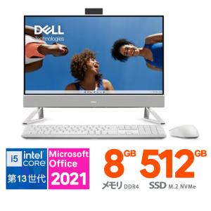 新品 Dell デスクトップパソコン 23.8 型 Inspiron 24 5420 第13世代 インテル Core i5-1335U メモリ:8GB SSD：512GB Windows 11 顔認証 Wi-Fi 6