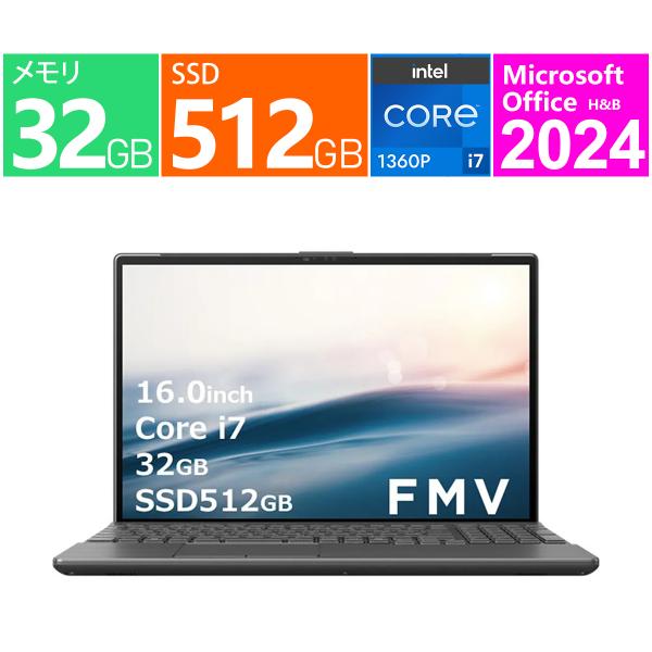 富士通 ノートパソコン 16型 FMV LIFEBOOK FMVA77J3B[ブライトブラック] 第...