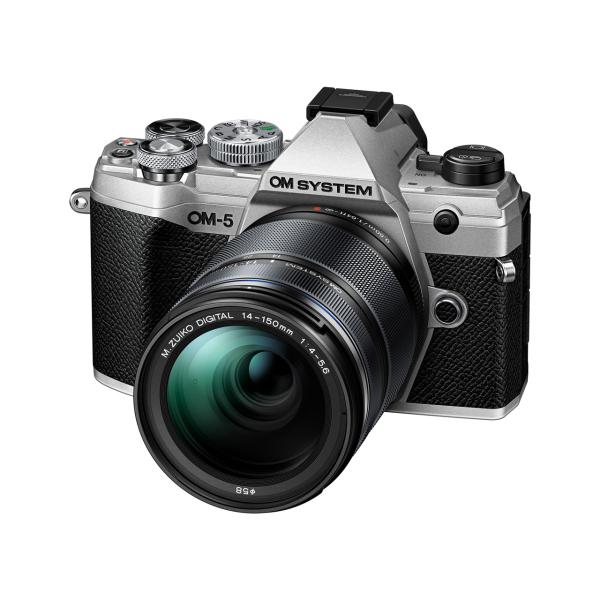 OM SYSTEM OM-5 14-150mm II レンズキット [シルバー], OMデジタルソリ...