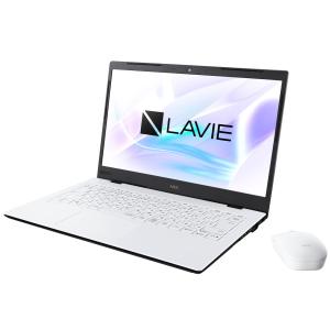 新品 LAVIE Home Mobile HM350/PAW PC-HM350PAW [パールホワイト] Core i3/4GB/256GB SSD/14インチ office付き