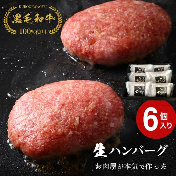 生ハンバーグ プレミアムハンバーグ 6個入り