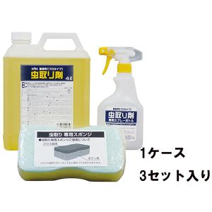 古河薬品 KYK 虫取り剤 4L  1ケース3本入り 17-045 虫汚れ除去 鳥のフン 車のボディ フロントガラス｜ryousou-ya