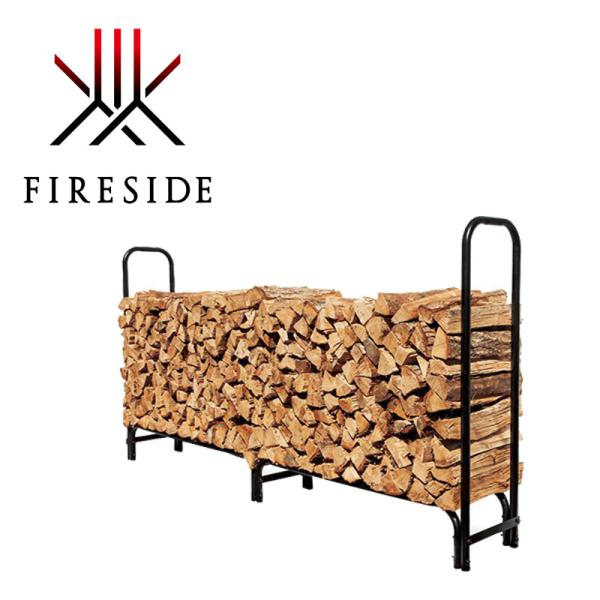 薪の収納に ファイヤーサイド ログラック（大）15245 薪棚 薪ラック 冬支度 薪整理 薪ストーブ...