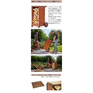 正規品 ファイヤーサイド ウッドストレージ カ...の詳細画像1