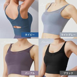 スポーツブラ 揺れない ヨガウェア トップス ...の詳細画像1