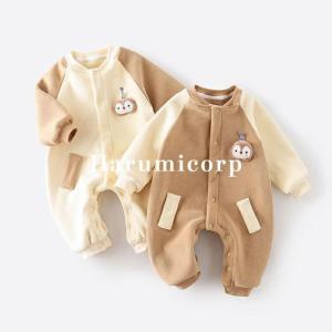 ロンパース もこもこ ボア あったか 男の子 女...の商品画像
