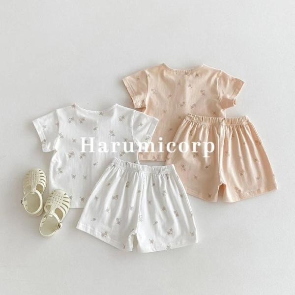 ジャージ キッズ 上下セット ジュニア 子供服 女の子花柄姉妹 双子 トレーニングウェア スポーツ ...