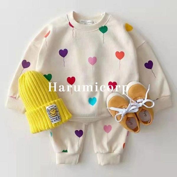 セットアップ キッズ ベビー服 2点セット男の子 女の子ボーダーtシャツ春秋冬 長袖 ズボン 子供服...