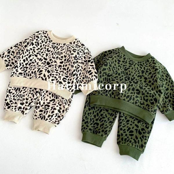 セットアップ キッズ ベビー服 2点セット男の子 女の子ボーダーtシャツ春秋冬 長袖 ズボン 子供服...