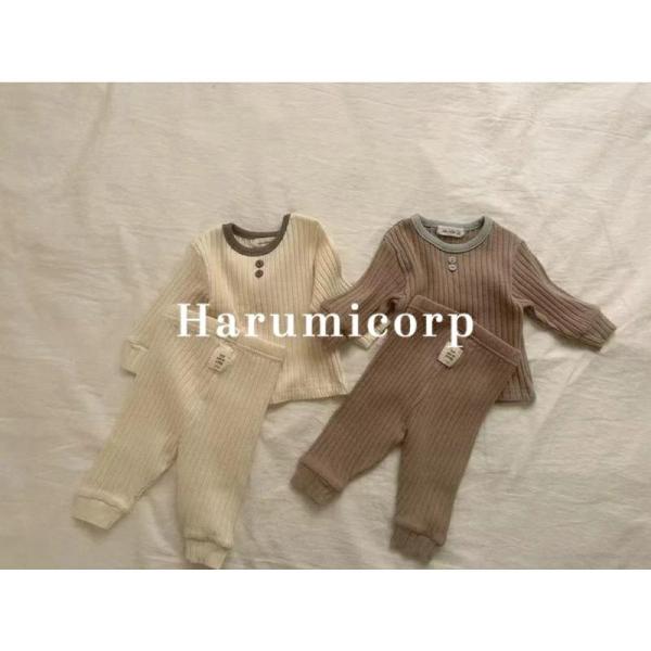 セットアップ キッズ ベビー服ニット2点セット男の子 女の子tシャツ春秋冬 長袖 ズボン 子供服tシ...