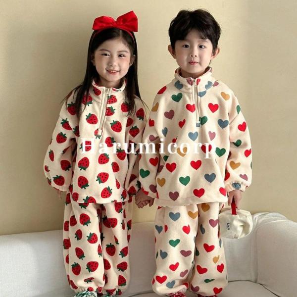 子供 ジャージ上下 男の子 女の子 キッズ セットアップ もこもこ ジャージ 上下 ジュニア 赤ちゃ...