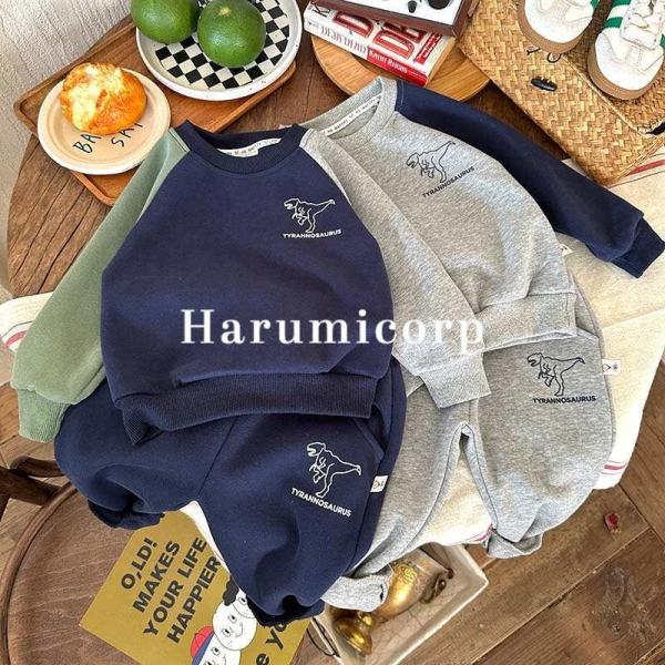 セットアップ キッズ 裏起毛 子供服 女の子 男の子 tシャツ 長袖 ロングパンツ おしゃれ 可愛い...