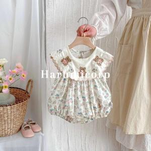ロンパース 春 夏 秋 女の子 男の子 花柄ベビ...の商品画像