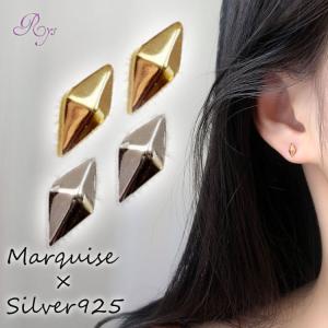 氷結晶 モチーフ ピアス silver925 アレルギー対応 シルバー ゴールド 金属アレルギー シンプルピアス 小さめ アイス レディース メンズ｜rysshop2