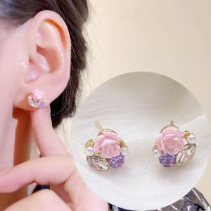 ピアス 花 フラワー ゴールド シンプル 軟骨 金属アレルギー アレルギー対応 20G 小さいピアス シンプルピアス セカンドピアス｜rysshop