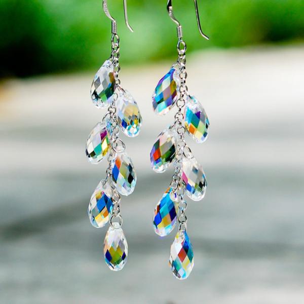 ピアス 雫 ドロップ 滴 シルバー フック 20G 仕事用 揺れる シンプルピアス ゆらゆら フック...