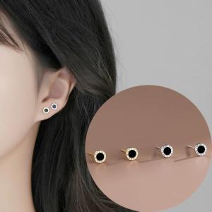ピアス ローマ数字 クロック 時計 シルバー ゴールド 小さい シンプル シルバー925 アレルギー対応 20G 仕事用 小さいピアス シンプルピアス セカンドピアス｜rysshop