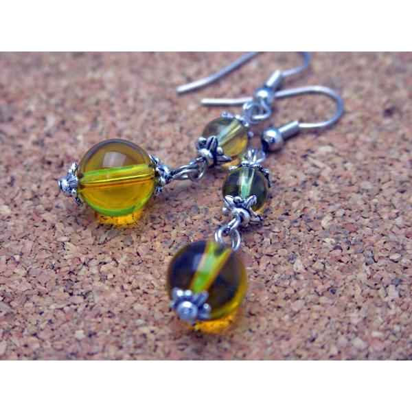 黄水晶 シトリン ピアス イヤリング パワーストーン 天然石アクセサリー