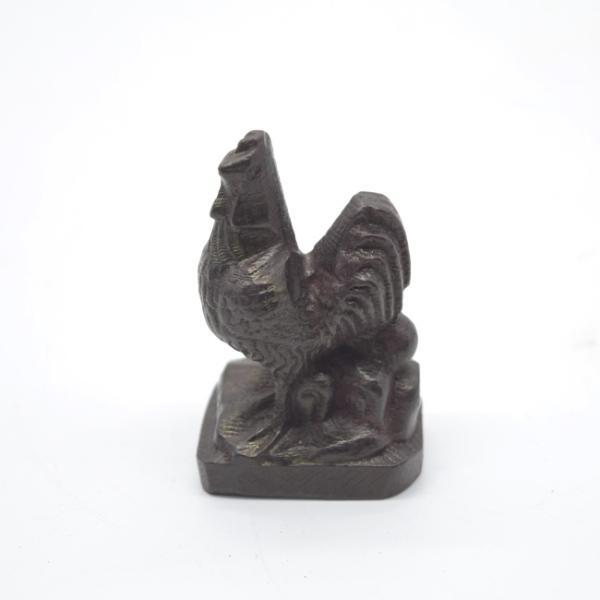 鳥 酉 十二支 干支 木彫り 木製置物 檀木