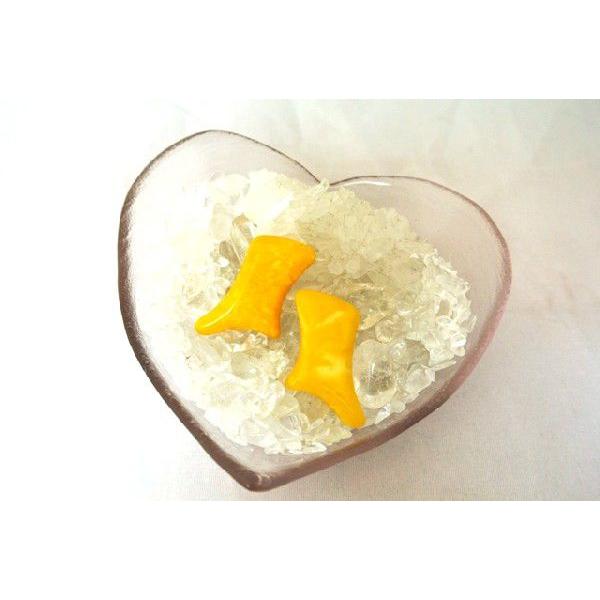 琥珀 コハク ミルキーアンバー ピアス 耳飾り アクセサリー