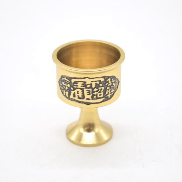 銅杯 水盃 銅製置物 開運グッズ 風水インテリア 小 4.5cm