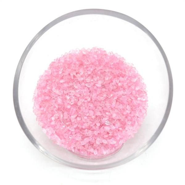 【メール便OK】 さざれ石 浄化  ローズクオーツ 500g 小粒 天然石チップ 着色あり 紅水晶