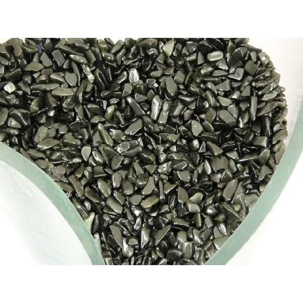 【メール便OK】 さざれ石 浄化 ブラックオニキス 250g 小粒 天然石チップ