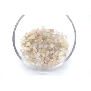 【メール便OK】 さざれ石 浄化 ルチルクオーツ 250g 大粒 金針水晶 天然石チップ 高級天然石