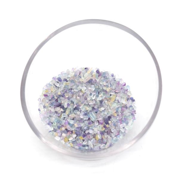 【メール便OK】 さざれ石 浄化  蛍石 フローライト 250g 小粒 天然石チップ
