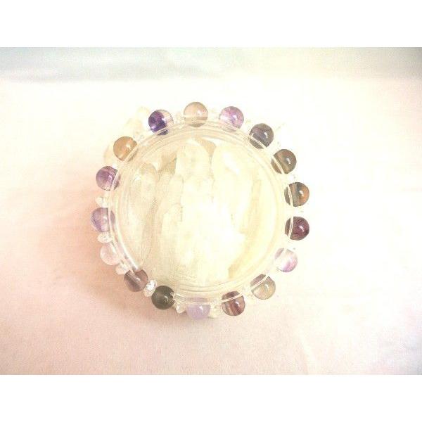 フローライト 蛍石 天然石ブレスレット 8mm 記憶力 勉強 天才の石