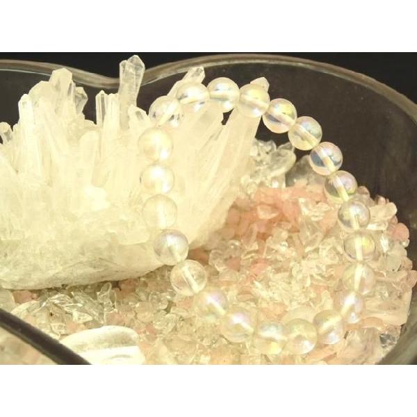 アクアオーラ【綺麗なオーラ】パワーストーンブレスレット　8mm　