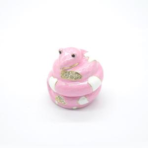 辰 龍の置物 七宝焼き 赤 朱色 6cm 五本爪 玄関 風水インテリア 竜